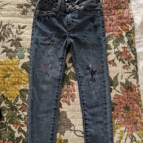 Girls Levi pants - Picture 1 of 5